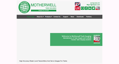 Desktop Screenshot of motherwelltankgauging.com